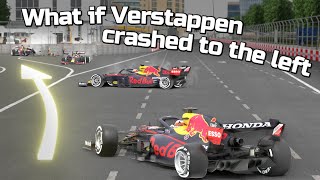 Verstappen 3D Crash Animation  F1 Azerbaijan Grand Prix 2021 [upl. by Wesley]