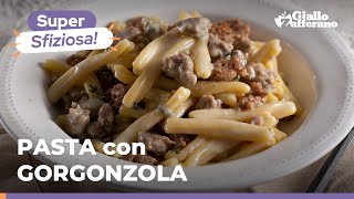 PASTA CON SALSICCIA e GORGONZOLA – Un primo facilissimo e super gustoso 😍😍😍 [upl. by Yrtneg]