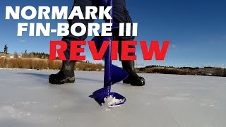 Normark Fin Bore III Best Ice Auger Review [upl. by Everick578]