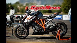 Check Out Our KTM Pikes Peak Racebike  Cycle News [upl. by Nilo]