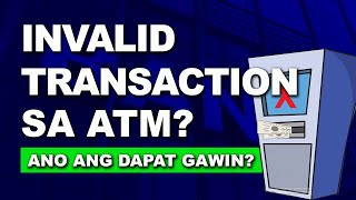 INVALID TRANSACTION SA ATM  RAM FRONDOZA [upl. by Analla]