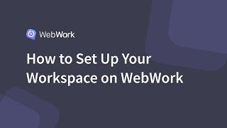 How to Set Up Your Workspace on WebWork [upl. by Oesile585]