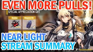 MORE FREE PULLS Near Light Livestream Summary  Arknights [upl. by Ahsimot756]