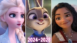 All Upcoming Disney Animated Movies 20242027 [upl. by Ennovehs]