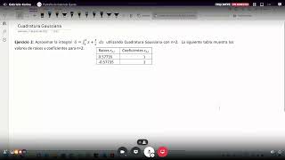 0106 Integración Numérica por Cuadratura de Gauss Ejercicio y código scilab [upl. by Aneeuqal738]