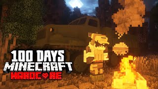 I Survived 100 Days in a Zombie WAR in Minecraft Hardcore [upl. by Areem6]