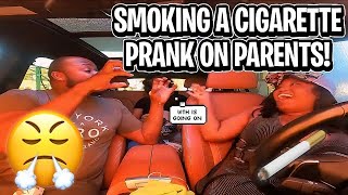 SLAMMING ON BREAKS PRANK ON DAD HE GOT OUT OF THE CAR AND STARTED WALKING [upl. by Alfeus214]