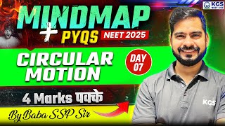 Circular Motion Class 11  Physics PYQs  Mindmap  NEET 2025  Day 7  Physics by SSP Sir [upl. by Tare505]