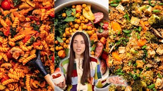 4 Quick amp Easy Vegan Dinners I make on repeat 20 min or LESS prep time [upl. by Isabelle786]