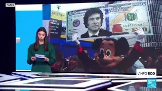 Élections en Argentine  léconomiste libertarien Javier Milei favori • FRANCE 24 [upl. by Carree]