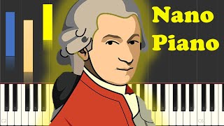 Mozart Turkish March Piano Tutorial EASY [upl. by Alesandrini210]