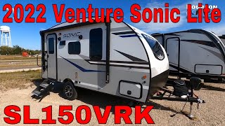 2022 Venture Sonic Lite SL150VRK UltraLite Travel Trailer [upl. by Azilanna]