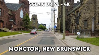 🚗 Touring Moncton New Brunswick in 4K 🌆 [upl. by Annadiana507]