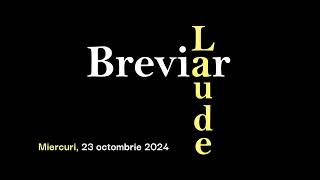 Breviar Laude Miercuri 23 octombrie 2024 [upl. by Polard361]