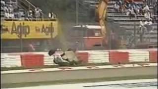 Accidentes Rubens Barrichello y Roland Ratzenberger Imola 1994 [upl. by Orag]