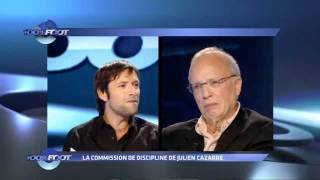 Julien Cazarre  la commission de discipline de Thierry Roland [upl. by Eidolem]