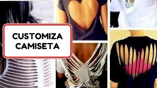 CUSTOMIZA TUS CAMISETAS  REMERAS [upl. by Akinirt]