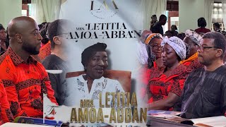 Burial Service of Dr Kofi Abban Läte Mother Mrs Leticia AmoaAbban  Těars all Over [upl. by Nepean780]