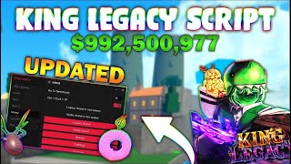 UPDATED King Legacy Script PASTEBIN 2023 GET ALL FRUITS AUTO LEVEL AUTOFARM MOBS TP STATS [upl. by Pleasant]