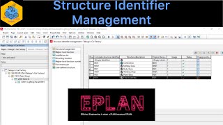 EPLAN Electric P8 Structure Identifier Management eplan eplanp8 electricalengineering design [upl. by Sirkin]