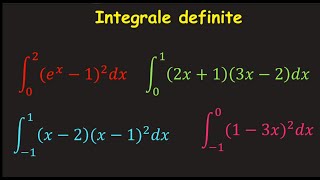 Integrale definite bac rezolvare exercitii formule clasa 12Invata Matematica UsorMeditatii Online [upl. by Adama633]