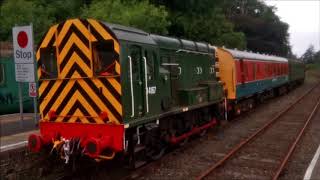 Dartmoor Railway Okehampton Station to Meldon Quarry Brake Van Ride August 2018 [upl. by Kee507]