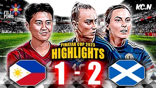 Philippines vs Scotland Highlights  2023 Pinatar Cup Highlights [upl. by Aidnyl506]