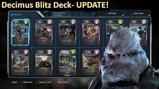 Decimus Blitz Deck  Update Halo Wars 2 [upl. by Gotthelf526]