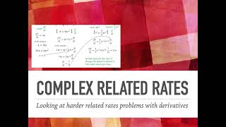 Complex Related Rates [upl. by Tailor]