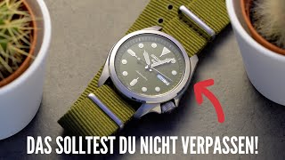 Die BESTE erste Uhr   Seiko 5 SRPE51 amp SRPE65 Review  thewristguy [upl. by Anelak]