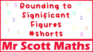 Rounding to Significant Figures  Rounding to 1 Significant Figure shorts [upl. by Gwyn273]