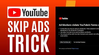 How To Skip All YouTube Ads Forever No AdBlock Needed [upl. by Mehalek]