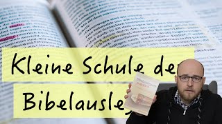 Kleine Schule der Bibelauslegung Einleitung Motive und Ziele [upl. by Lenra]