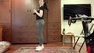 Introduction to Exercise Weighted High Knees [upl. by Lunt]