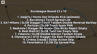 Euroleague Round 23 x 10 [upl. by Toblat]