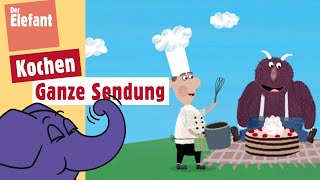 Kuchen verzieren amp Spaghetti essen  Der Elefant  WDR [upl. by Wandy]