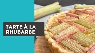 Tarte à la rhubarbe et amandes [upl. by Pallaton]