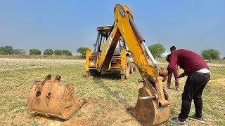 Kirlosker JCB 3DX Backhoe Owner and Operator Small Bucket to Big Bucket Change [upl. by Eenafit24]