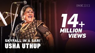 Usha Uthup Skyfall in a sari [upl. by Annawahs]