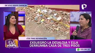 Chancay mujer destruye casa de tres pisos pero exsuegro arremete contra ella por el acto [upl. by Yeltnerb]