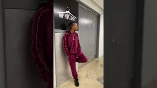 Kangol Velour Maroon TrackSuit Set [upl. by Ixela]