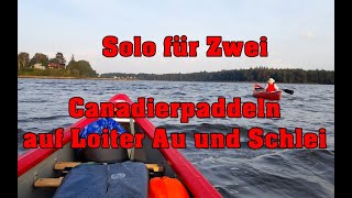 Solo für Zwei  Canadierpaddeln auf Loiter Au und Schlei [upl. by Syhr]