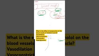 The effect of propranolol on the blood vessels [upl. by Wheelwright]