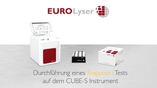 Durchführung eines Troponin I Tests auf dem Eurolyser CUBES Instrument [upl. by Nnairahs]