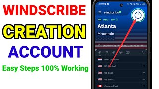 How To Create Windscribe Account  Best Secured VPN [upl. by Emyam]