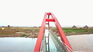 Indias First Glass Deck Bridge at NTR beach Kakinada Tourist Place In Andhra Pradesh [upl. by Touber]