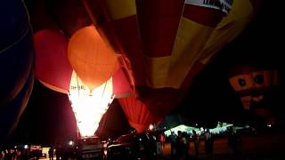 2nd Putrajaya International Hot Air Balloon Fiesta 2010  2  Night Glow amp Fireworks HD [upl. by Nolad899]