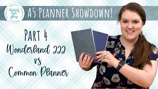 Part Four  A5 Unstacked Wonderland 222 vs A5 Common Planner  A5 Planner Showdown Mandy Lynn Plans [upl. by Yrkcaz756]