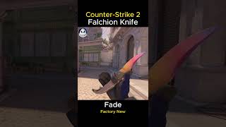 FALCHION KNIFE  Fade 2024  Factory New FN  Skin ShowcaseAnimation CS2 [upl. by Messere]