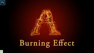 Fire Effect in Photoshop in HindiUrdu How to make Burning Effect in Photoshop [upl. by Warram]